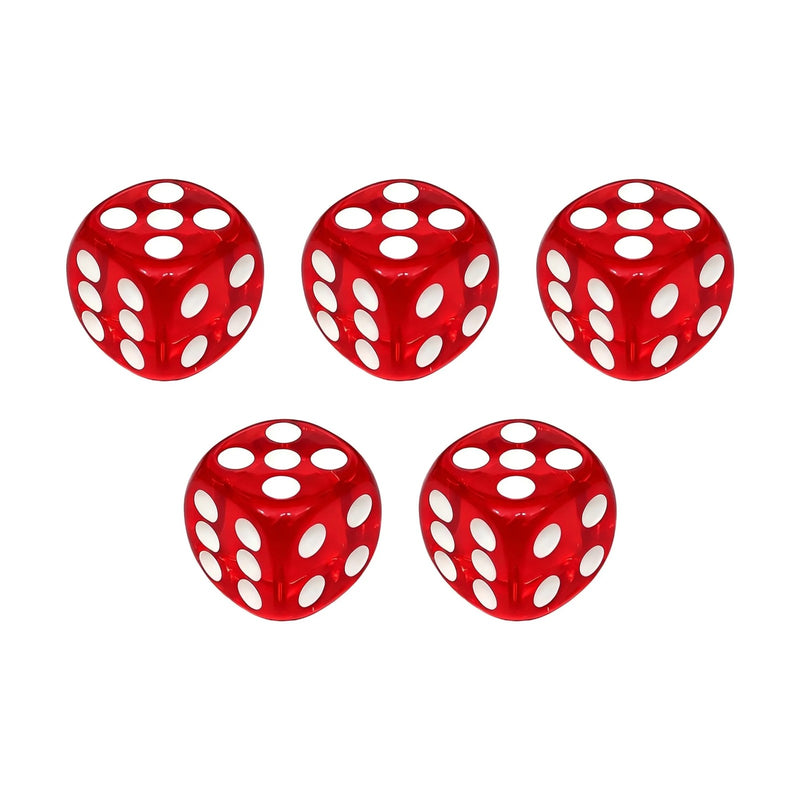 Red Dice, Set of 5