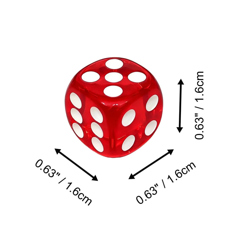 Red Dice, Set of 5